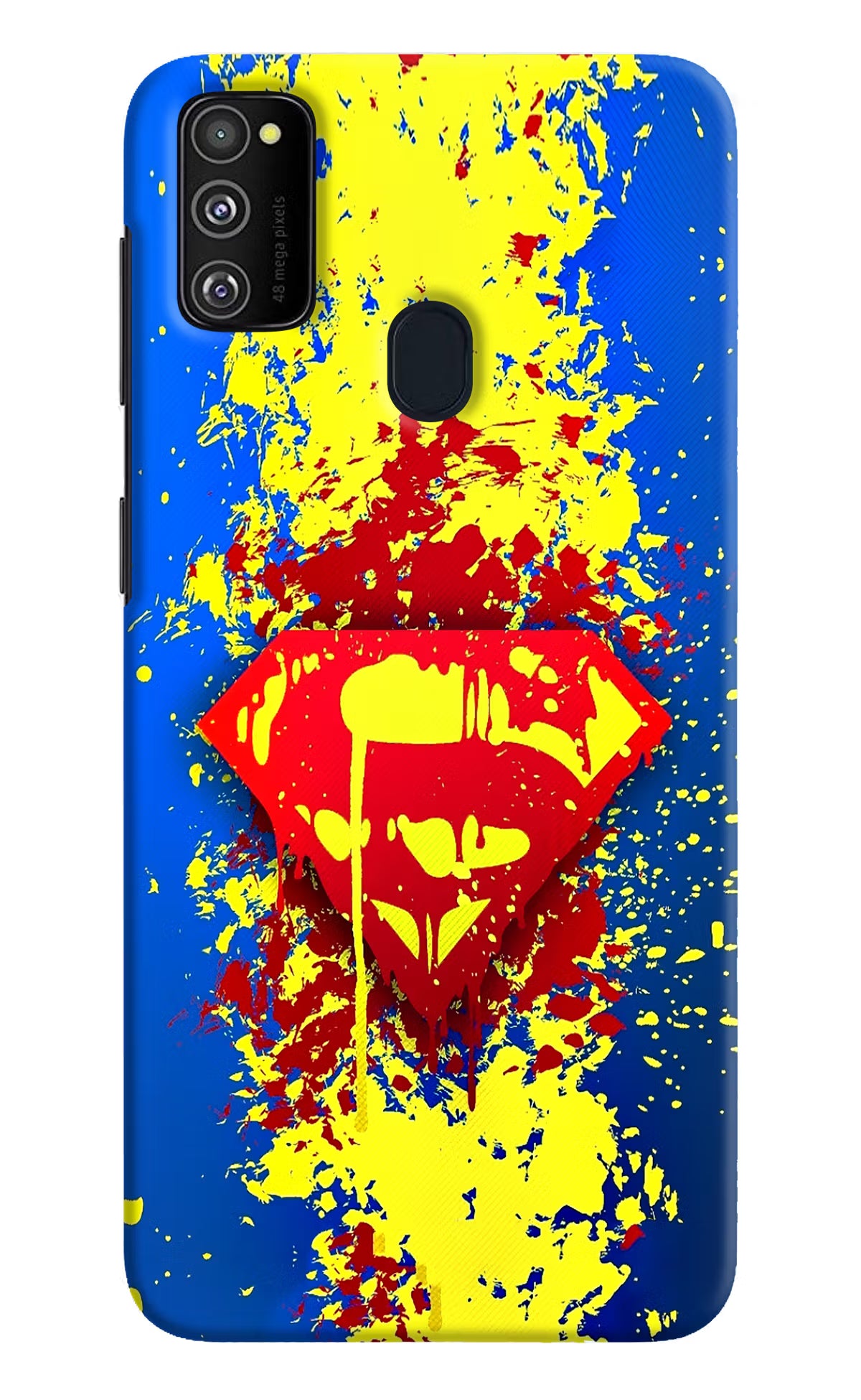 Superman logo Samsung M21 2020 Hard Case Back Cover by Casekaro