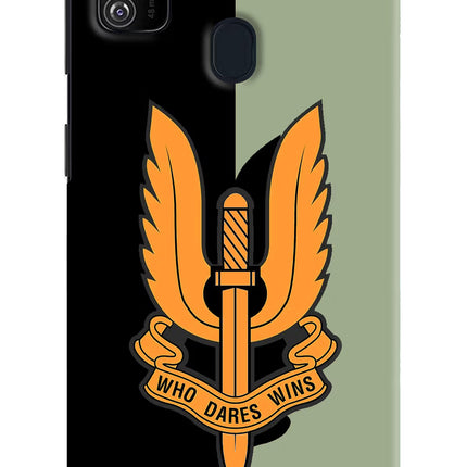 Balidan Logo Samsung M21 2020 Hard Case Back Cover by Casekaro