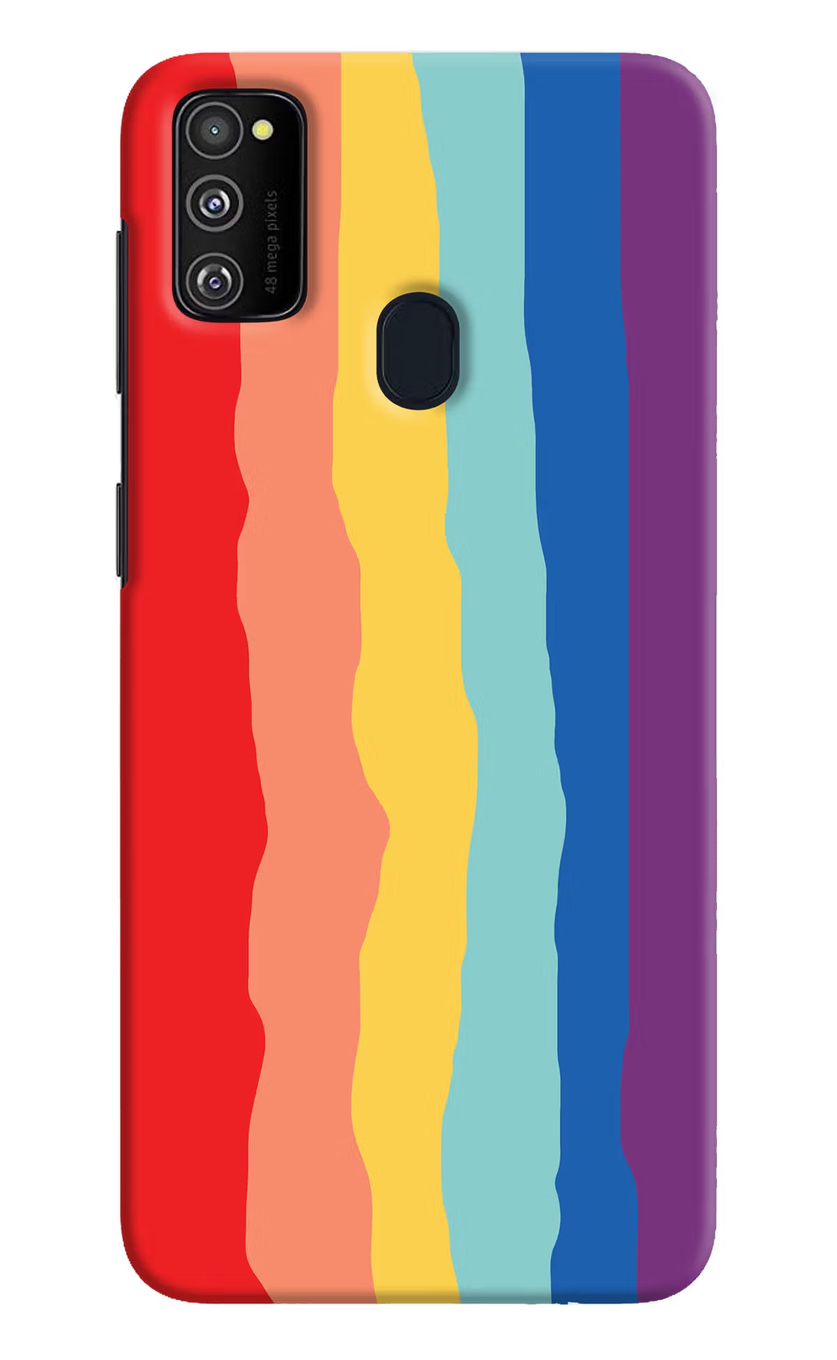 Rainbow Samsung M21 2020 Hard Case Back Cover by Casekaro