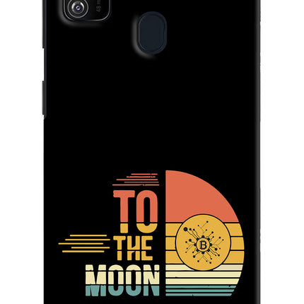To the Moon Samsung M21 2020 Hard Case Back Cover by Casekaro