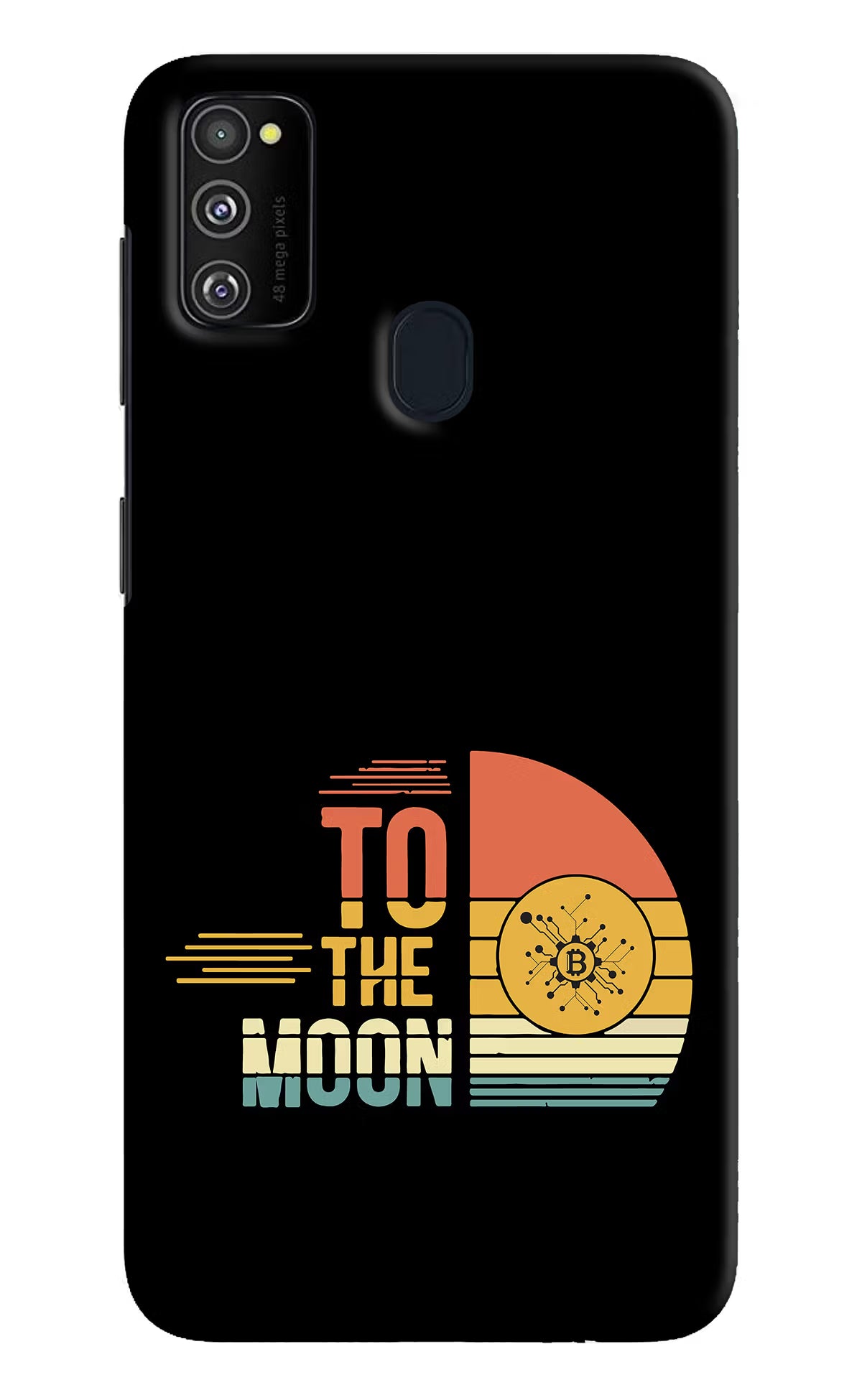 To the Moon Samsung M21 2020 Hard Case Back Cover by Casekaro