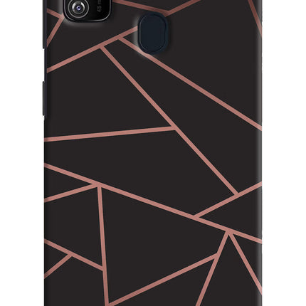 Geometric Pattern Samsung M21 2020 Hard Case Back Cover by Casekaro