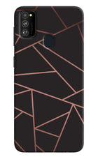 Geometric Pattern Samsung M21 2020 Hard Case Back Cover by Casekaro