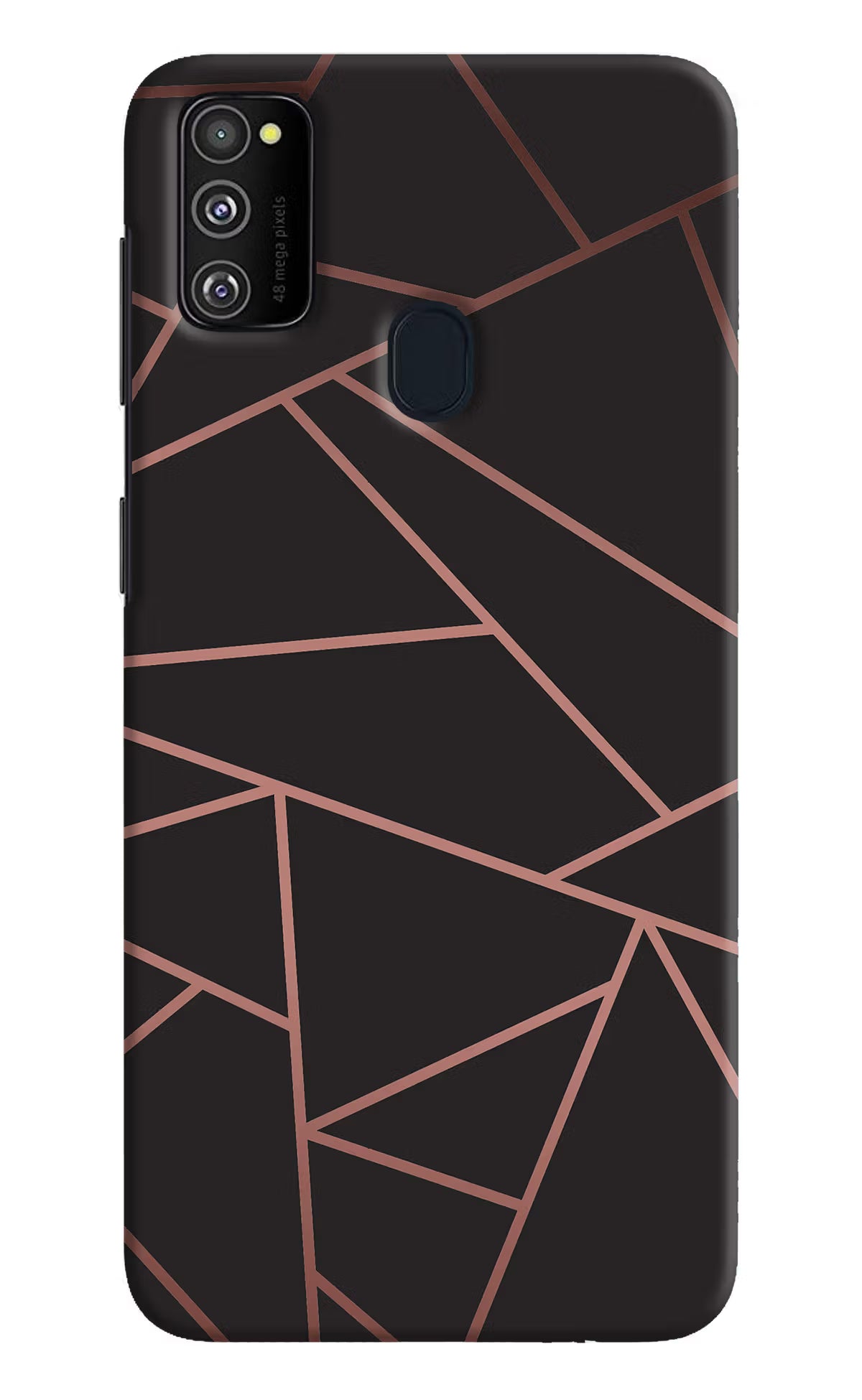Geometric Pattern Samsung M21 2020 Hard Case Back Cover by Casekaro
