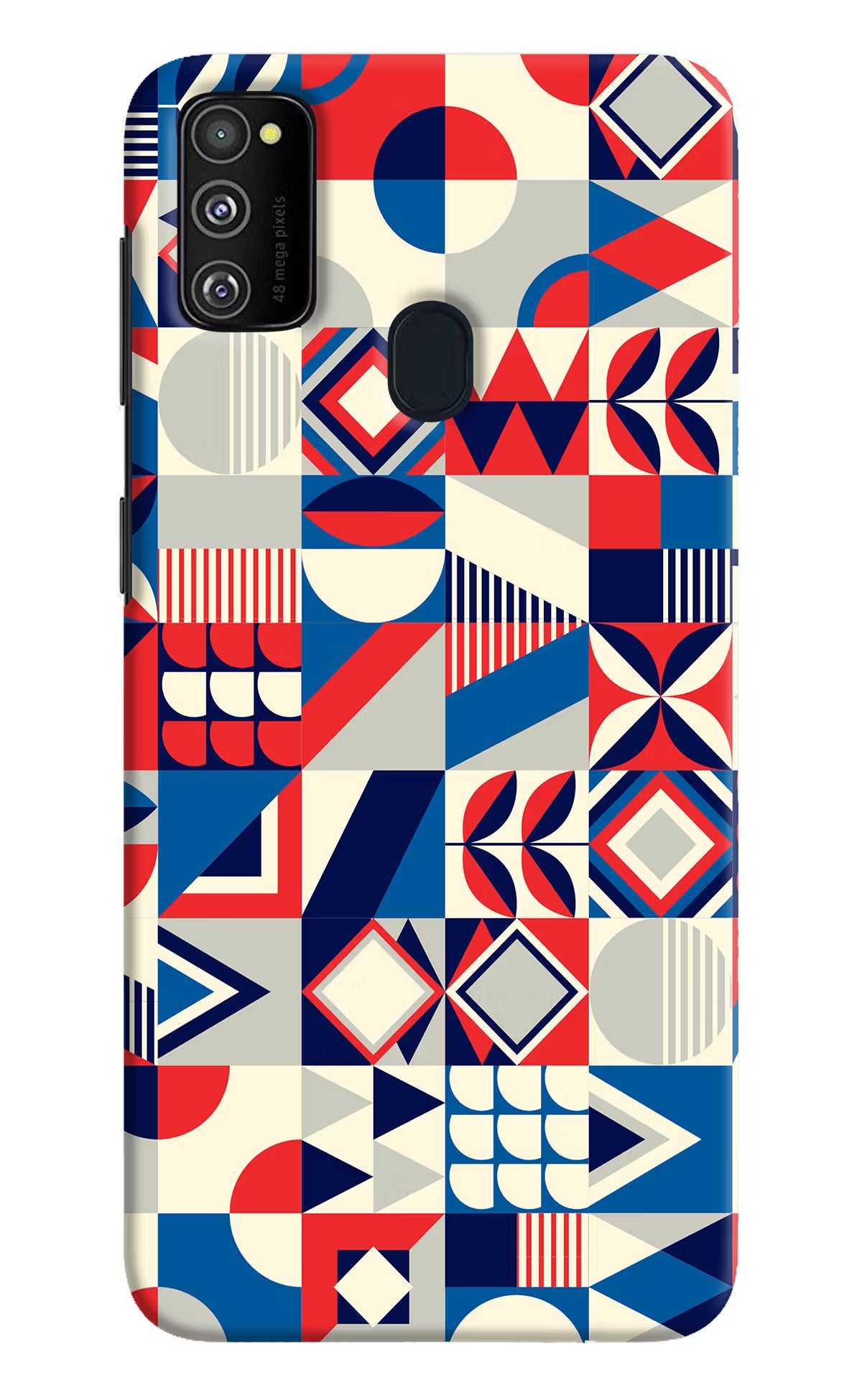 Colorful Pattern Samsung M21 2020 Hard Case Back Cover by Casekaro