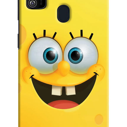 Sponge 1 Samsung M21 2020 Hard Case Back Cover by Casekaro