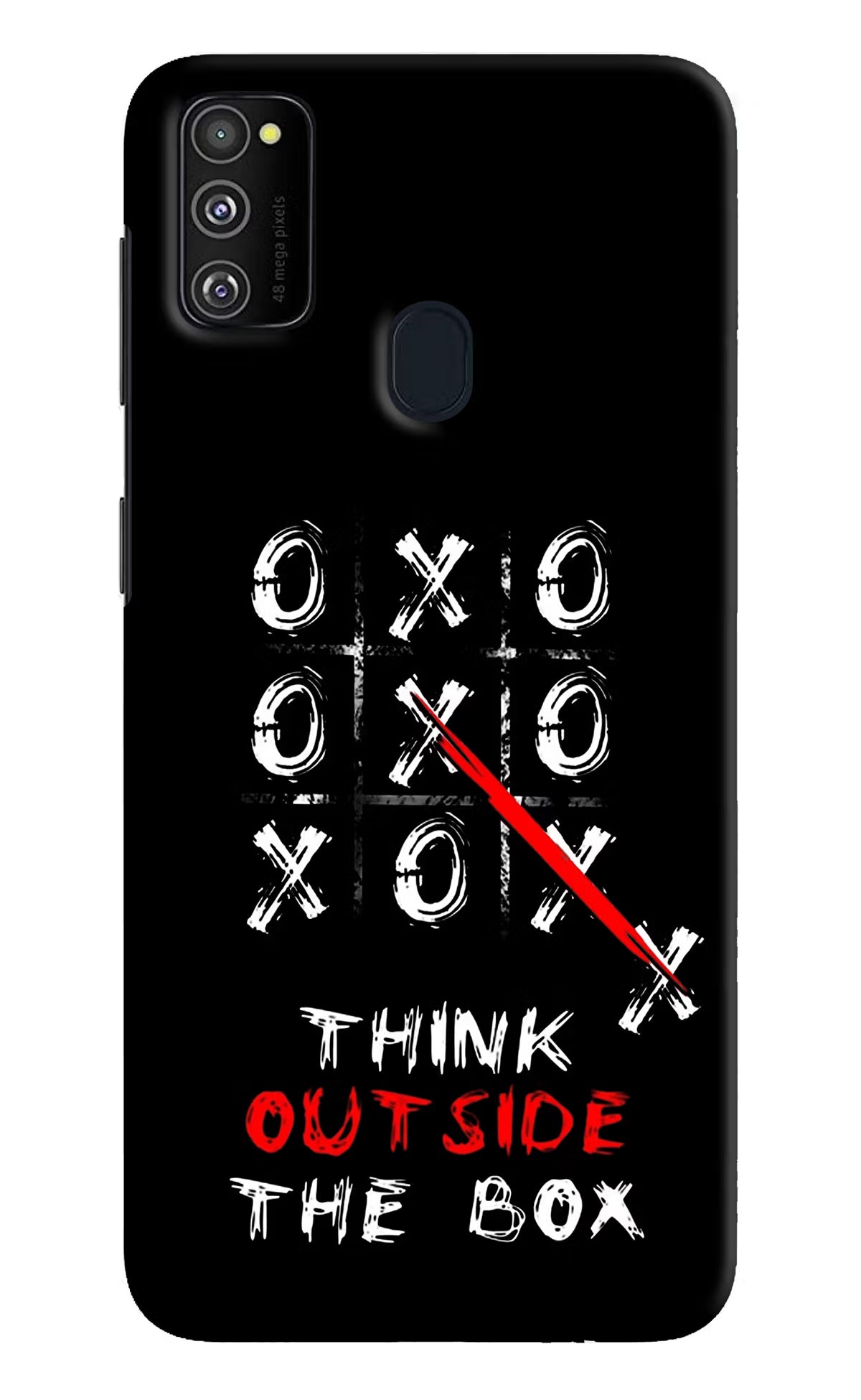 Think out of the BOX Samsung M21 2020 Hard Case Back Cover by Casekaro