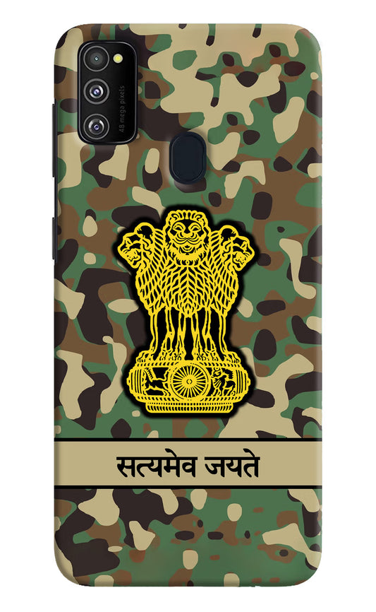 Satyamev Jayate Army Samsung M21 2020 Hard Case Back Cover by Casekaro