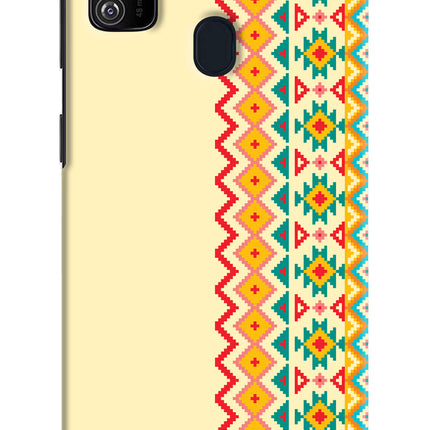 Ethnic Seamless Samsung M21 2020 Hard Case Back Cover by Casekaro