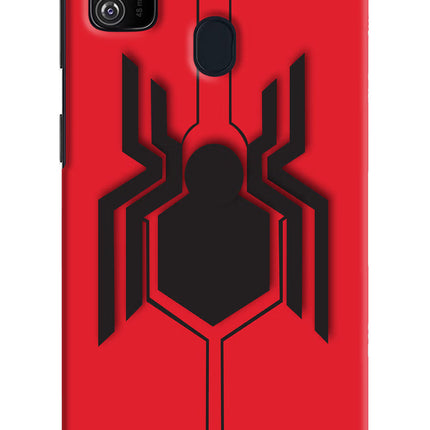Spider Samsung M21 2020 Hard Case Back Cover by Casekaro