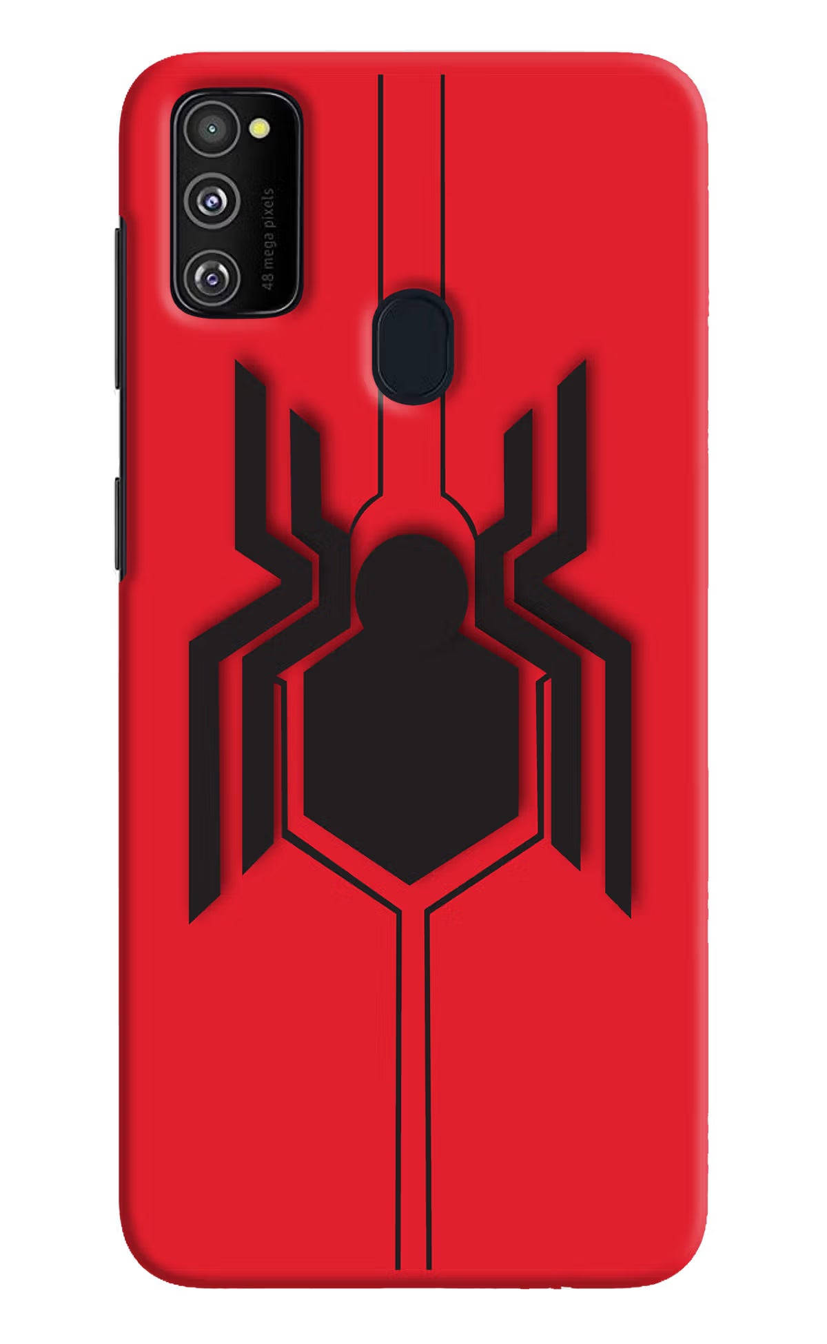 Spider Samsung M21 2020 Hard Case Back Cover by Casekaro