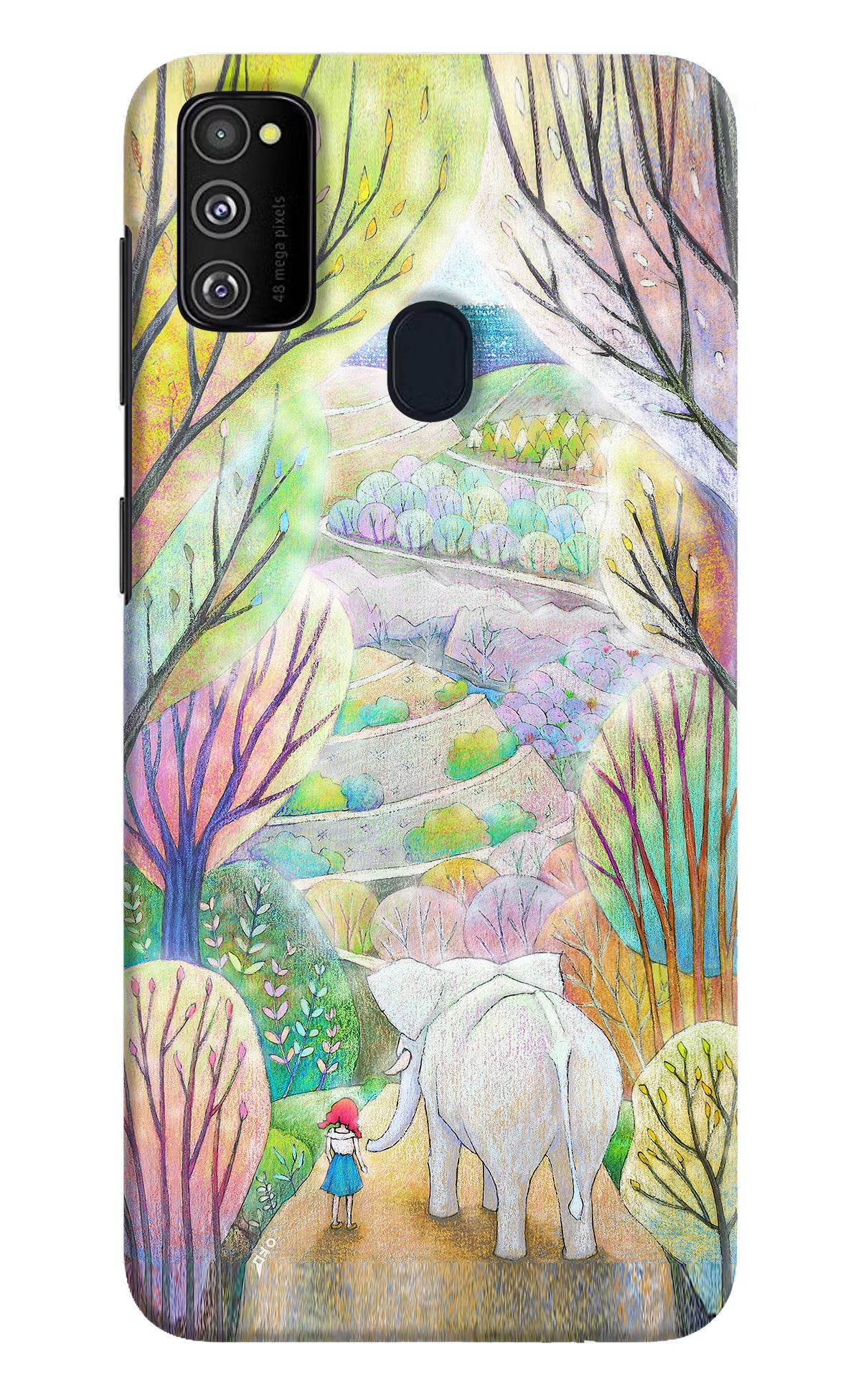 Nature Painting Samsung M21 2020 Hard Case Back Cover by Casekaro