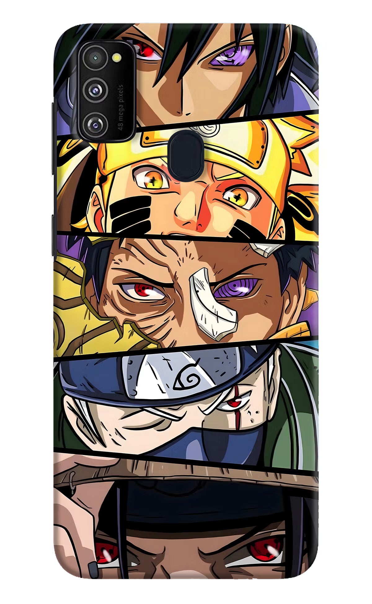 Naruto Character Samsung M21 2020 Hard Case Back Cover by Casekaro