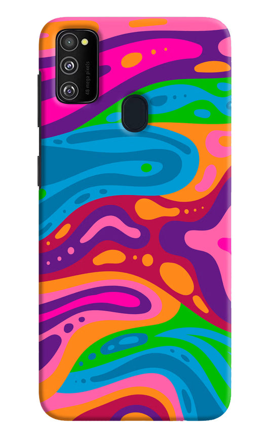 Trippy Pattern Samsung M21 2020 Hard Case Back Cover by Casekaro