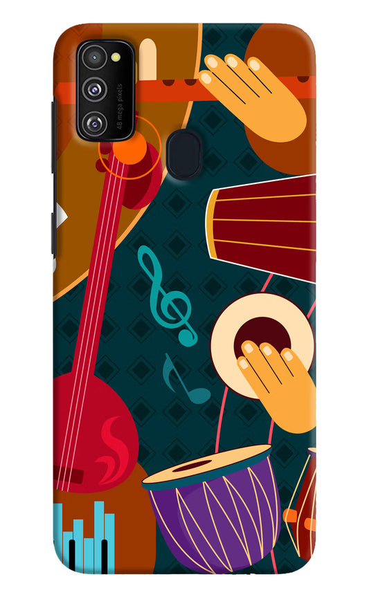 Music Instrument Samsung M21 2020 Hard Case Back Cover by Casekaro
