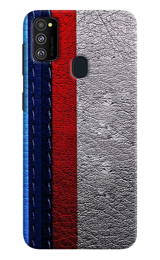 BMW Stripes Samsung M21 2020 Hard Case Back Cover by Casekaro