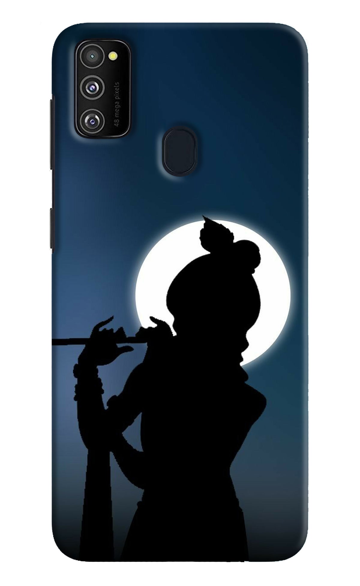 Shri Krishna Silhouette Samsung M21 2020 Back Cover