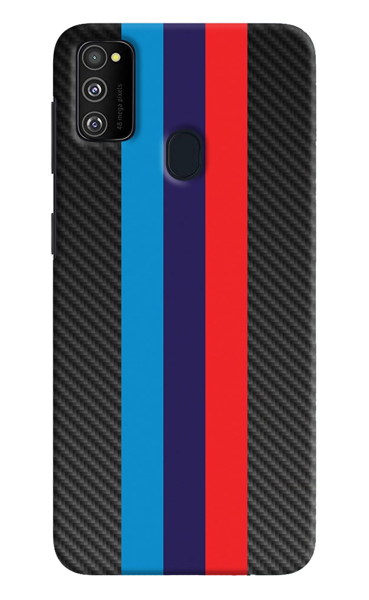 BMW Stripes Pattern Samsung M21 2020 Back Cover