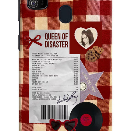 Queen of Disaster Samsung M21 2020 Hard Case Back Cover by Casekaro