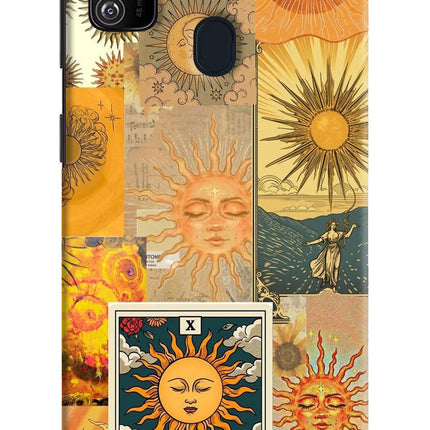 Sun Samsung M21 2020 Hard Case Back Cover by Casekaro