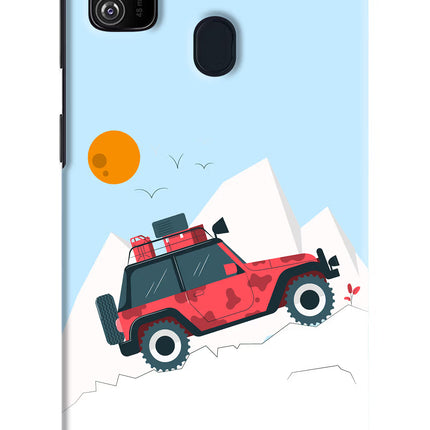 Mountain Trail Beast Samsung M21 2020 Hard Case Back Cover by Casekaro