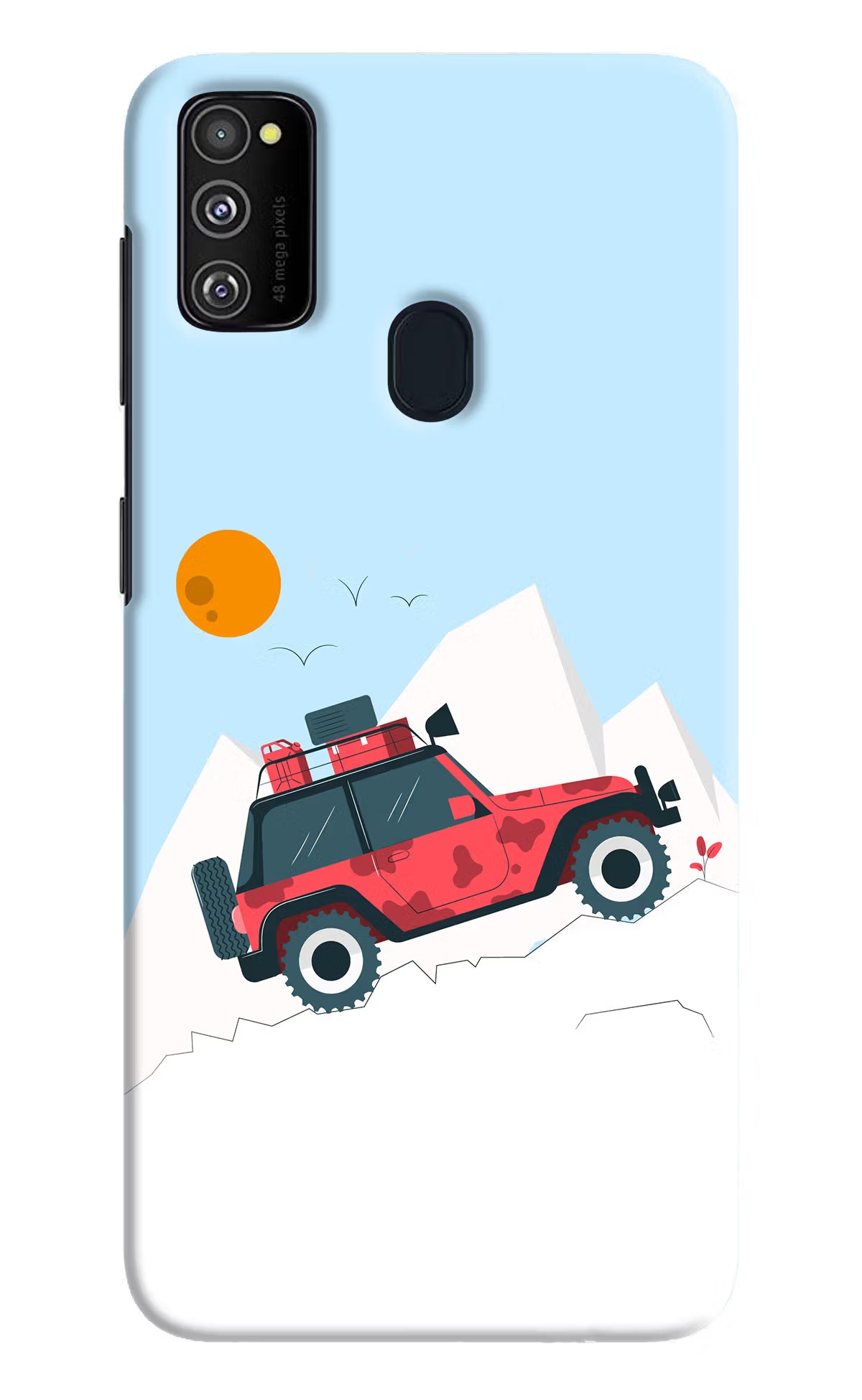 Mountain Trail Beast Samsung M21 2020 Hard Case Back Cover by Casekaro