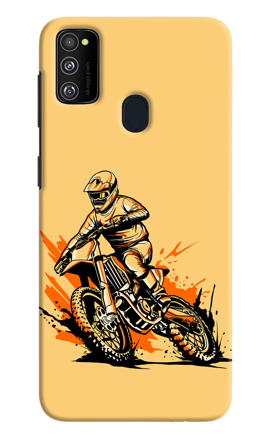 Off-Road Fury Samsung M21 2020 Back Cover, Hard case