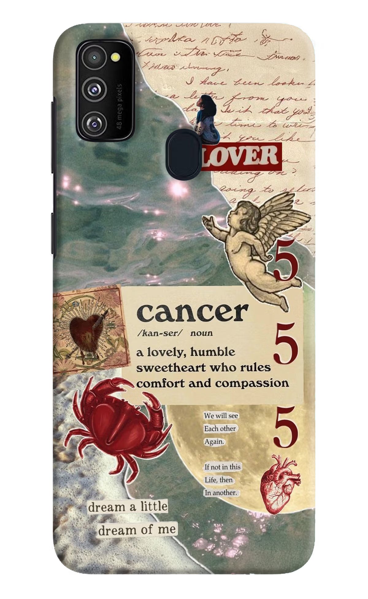 Cancer Zodiac Samsung M21 2020 Hard Case Back Cover by Casekaro
