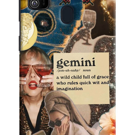 Gemini Zodiac Samsung M21 2020 Hard Case Back Cover by Casekaro