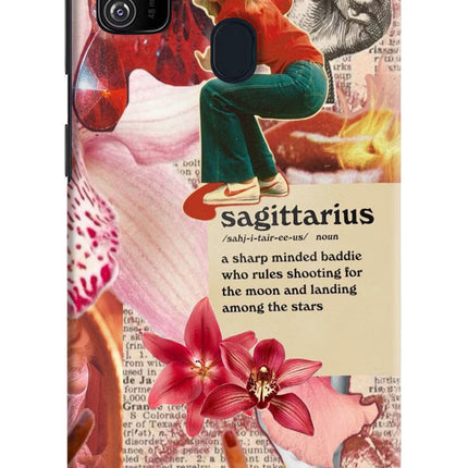 Sagittarius Zodiac Samsung M21 2020 Hard Case Back Cover by Casekaro