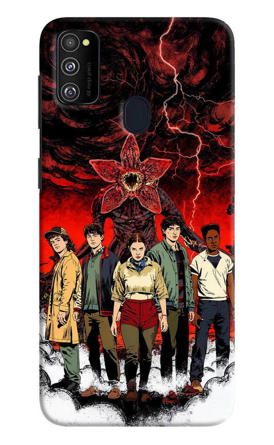 Ordinary Things Characters Samsung M21 2020 Hard Case Back Cover by Casekaro