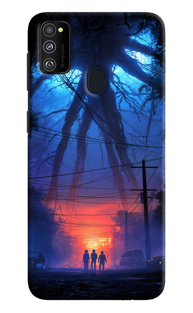 Ordinary Things Shadow Samsung M21 2020 Hard Case Back Cover by Casekaro