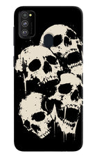 Dead Stack Samsung M21 2020 Hard Case Back Cover by Casekaro