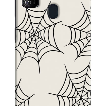 Spider Web Samsung M21 2020 Hard Case Back Cover by Casekaro