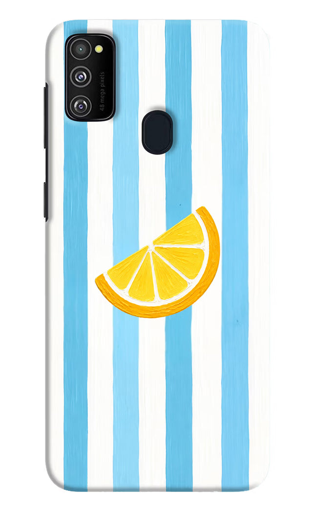 Summer Lemon Samsung M21 2020 Hard Case Back Cover by Casekaro