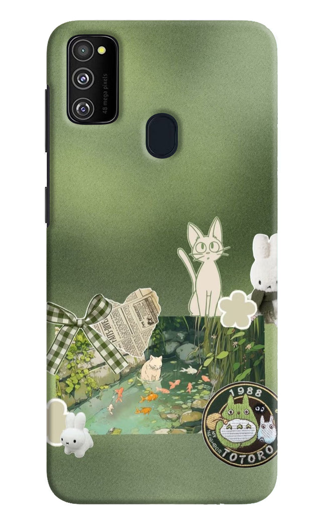 Aesthetic anime Samsung M21 2020 Hard Case Back Cover by Casekaro