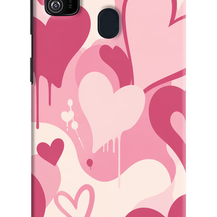 Hearty case Samsung M21 2020 Hard Case Back Cover by Casekaro