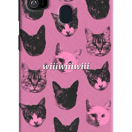 Pink Cats Samsung M21 2020 Hard Case Back Cover by Casekaro