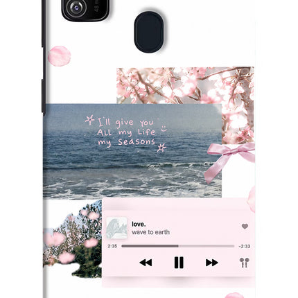 Wave to earth Samsung M21 2020 Hard Case Back Cover by Casekaro