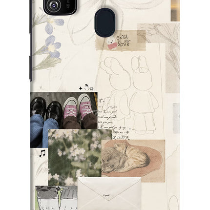 Soft Aesthetic Samsung M21 2020 Hard Case Back Cover by Casekaro