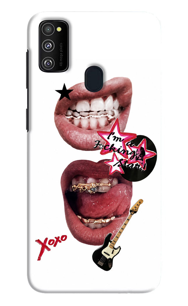 Rockstar Samsung M21 2020 Hard Case Back Cover by Casekaro