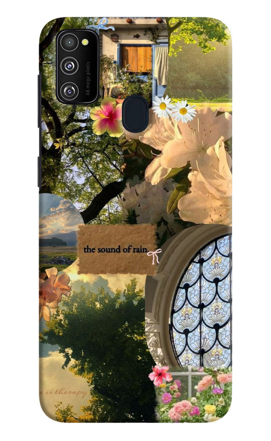 Rain Samsung M21 2020 Back Cover