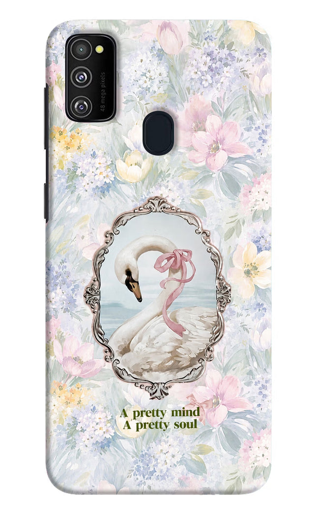 Pretty Mind Pretty Soul Samsung M21 2020 Hard Case Back Cover by Casekaro