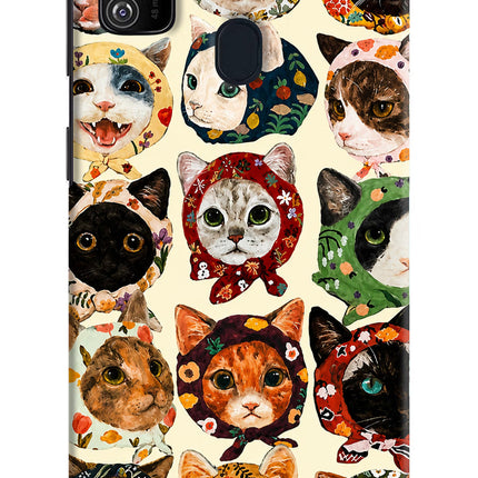 Cool Cat Samsung M21 2020 Hard Case Back Cover by Casekaro