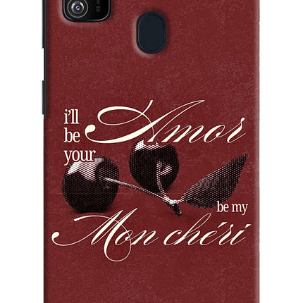 Velvet Cherry Samsung M21 2020 Hard Case Back Cover by Casekaro