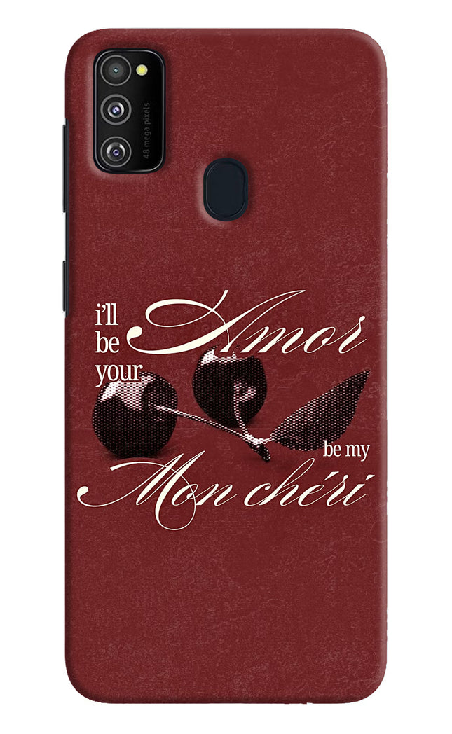 Velvet Cherry Samsung M21 2020 Hard Case Back Cover by Casekaro