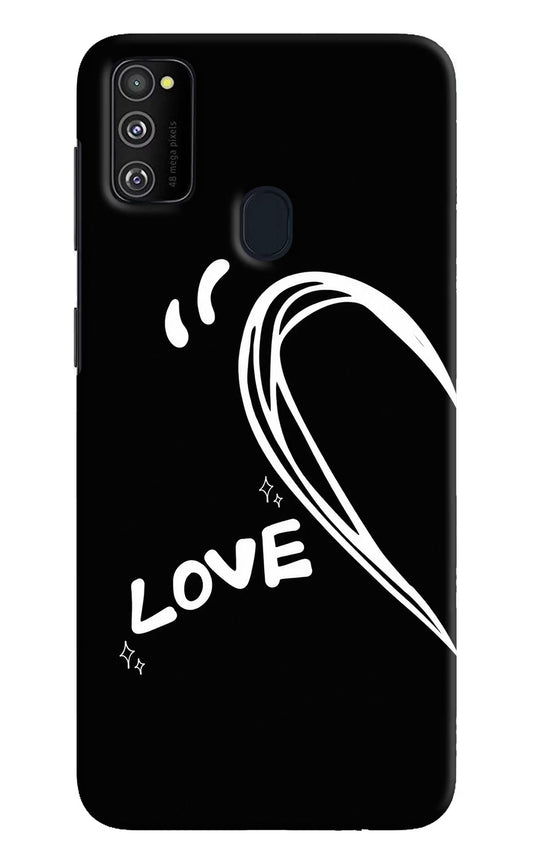 Love Line Samsung M21 2020 Hard Case Back Cover by Casekaro