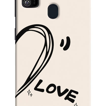 Soul Line Samsung M21 2020 Hard Case Back Cover by Casekaro