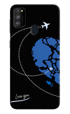 Love Orbit Samsung M21 2020 Hard Case Back Cover by Casekaro