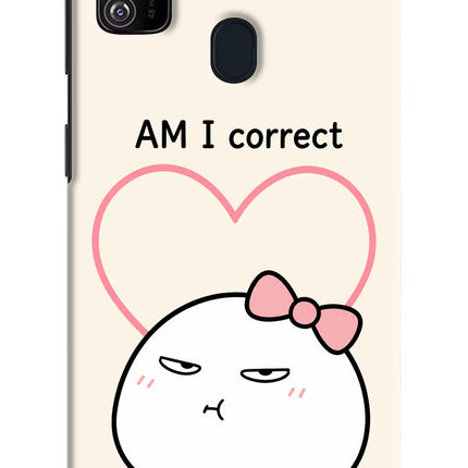 Always Right Samsung M21 2020 Hard Case Back Cover by Casekaro